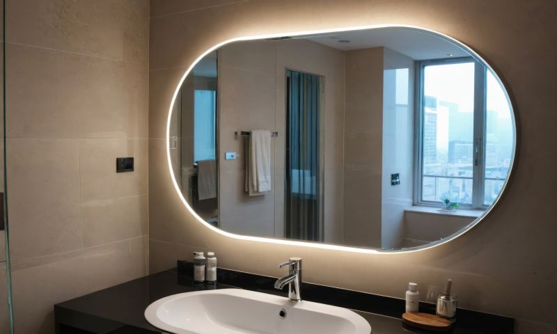 Backlit Mirror and Vanity Lighting